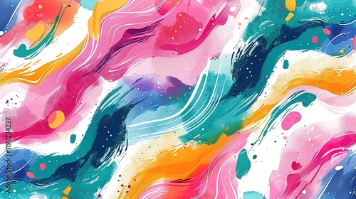 Wallpaper Mural Beautiful_abstract_background_with_colorful Torontodigital.ca