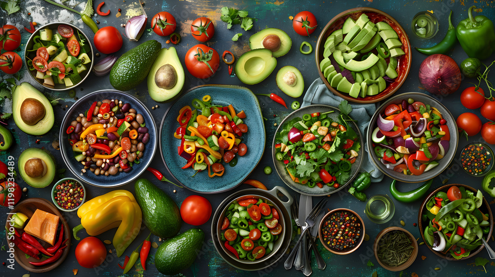 Inspiring Vegan Meal Preparation and Finished Dishes to Encourage Healthy Eating Inspiring Vegan Meal Preparation and Finished Dishes to Encourage Healthy Eating