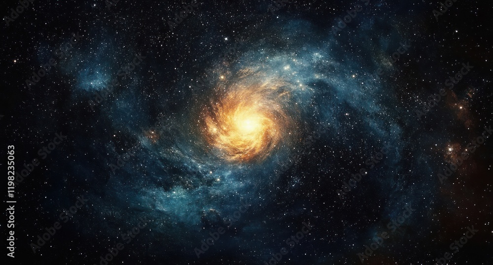 Cosmic Nebula in Deep Space Dreamy Impressionism Cosmic Nebula in Deep Space Dreamy Impressionism