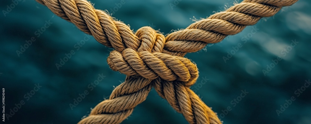 Integration and teamwork visualized by diverse ropes forming a cohesive knot symbolizing unity and cooperation Integration and teamwork visualized by diverse ropes forming a cohesive knot symbolizing unity and cooperation
