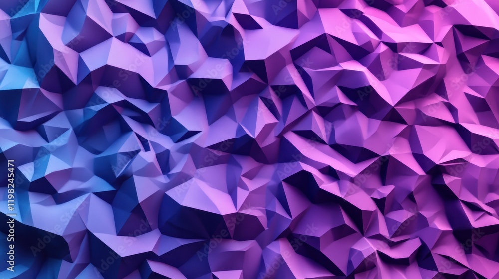Abstract low-poly background with blue and purple gradient. (1) Abstract low-poly background with blue and purple gradient. (1)