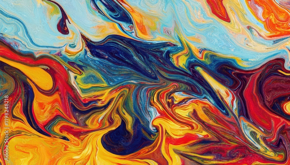 Vibrant Acrylic Pour Painting Abstract Watercolor Pattern Showcasing Swirling Colors and Textures in an Impressionistic Style, Perfect for Modern Art Collectors Vibrant Acrylic Pour Painting Abstract Watercolor Pattern Showcasing Swirling Colors and Textures in an Impressionistic Style, Perfect for Modern Art Collectors
