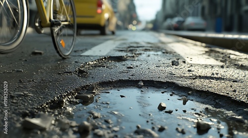 automated maintenance alerts for potholes and damage photo