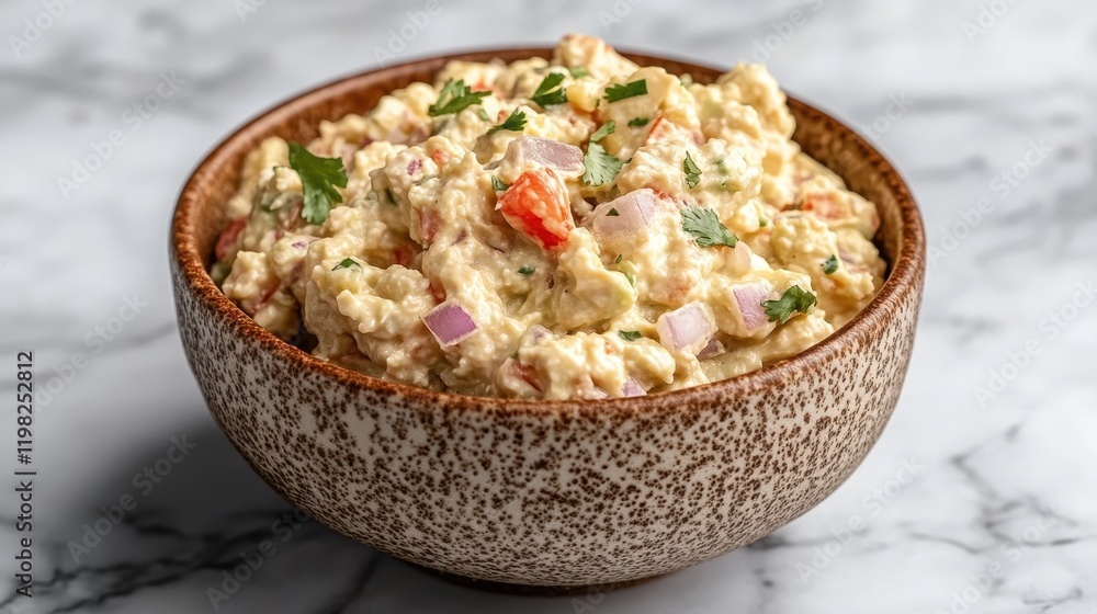 Fresh and Creamy Vegetable Dip in Bowl Fresh and Creamy Vegetable Dip in Bowl