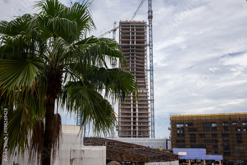 Construction of Seminole Hard Rock in Hollywood FL photo