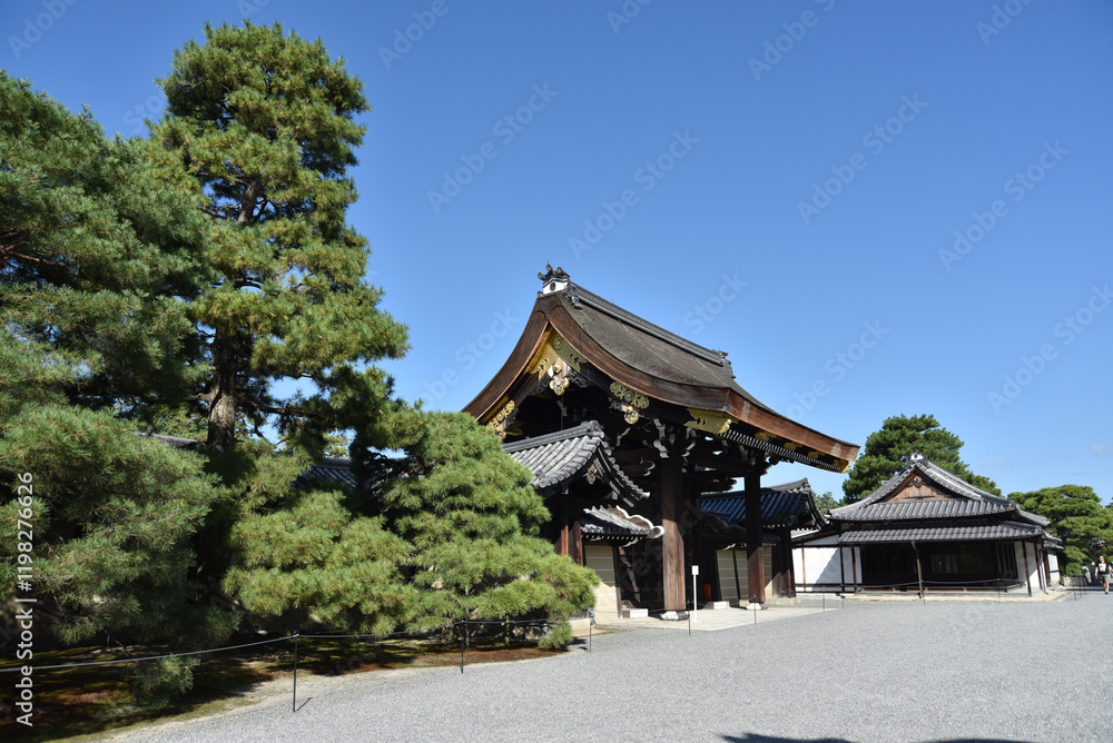 京都御所　宜秋門　京都市上京区