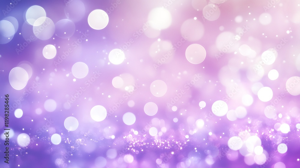 Obraz premium Abstract Purple and White Bokeh Background Image
