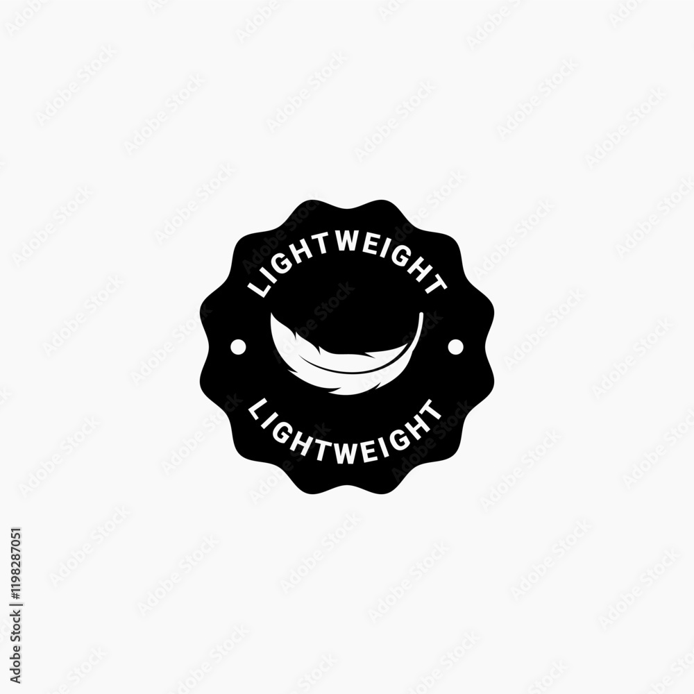 Lightweight stamp or sign vector isolated. Best Lightweight icon with precision and perfect design balance. Light weight icon for product packaging design element. Lightweight stamp or sign vector isolated. Best Lightweight icon with precision and perfect design balance. Light weight icon for product packaging design element.
