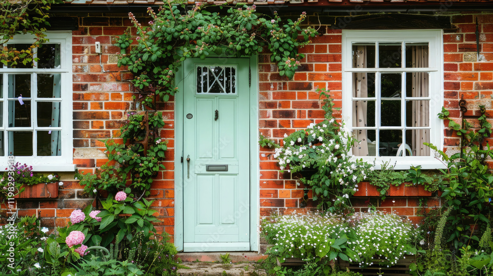 old house with flowers old house with flowers