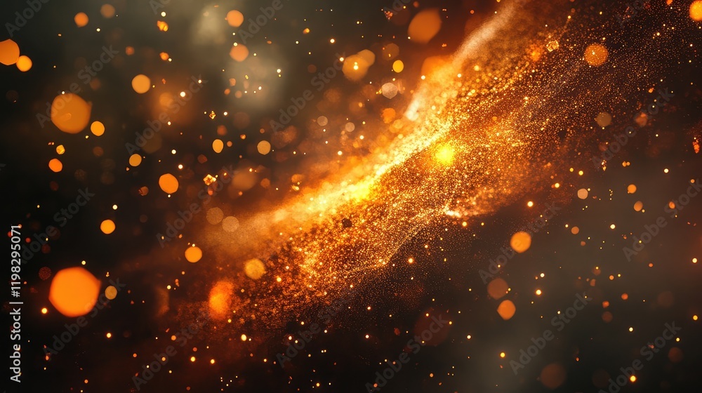 Obraz premium Futuristic dynamic digital grids with glowing light patterns and particle effects on a sleek background.