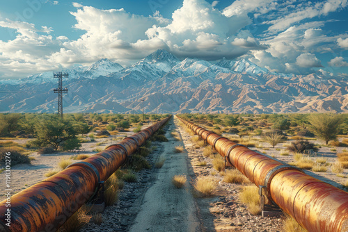 Pipelines in the desert,.    Generative AI