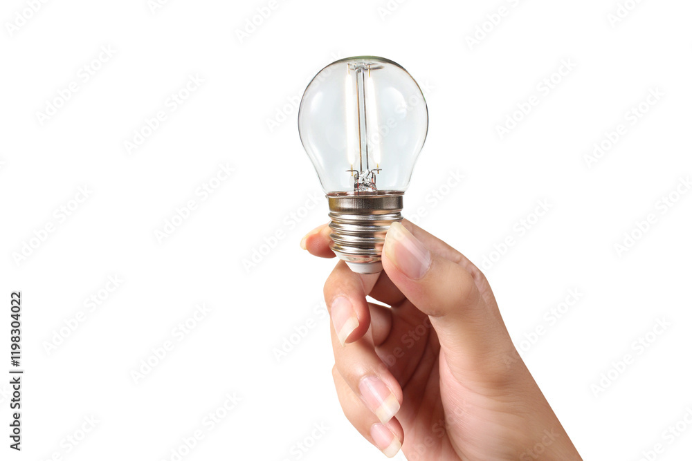 light bulb in hand Business Concepts, Business Approaches and Success in Finance, Banking and Investment light bulb in hand Business Concepts, Business Approaches and Success in Finance, Banking and Investment