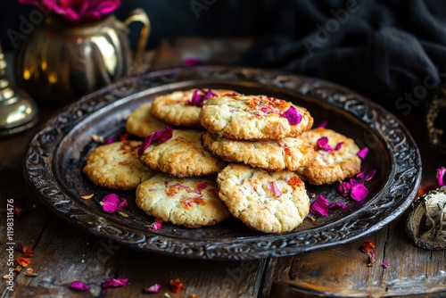 Eid cookies Kahk Ghorayeba biscuits photo