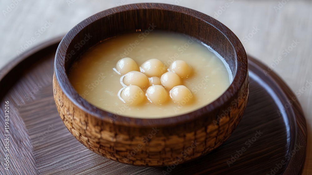 steamed lotus seed soup, a sweet and nourishing dessert, symbolizing purity and good health for the new year. steamed lotus seed soup, a sweet and nourishing dessert, symbolizing purity and good health for the new year.