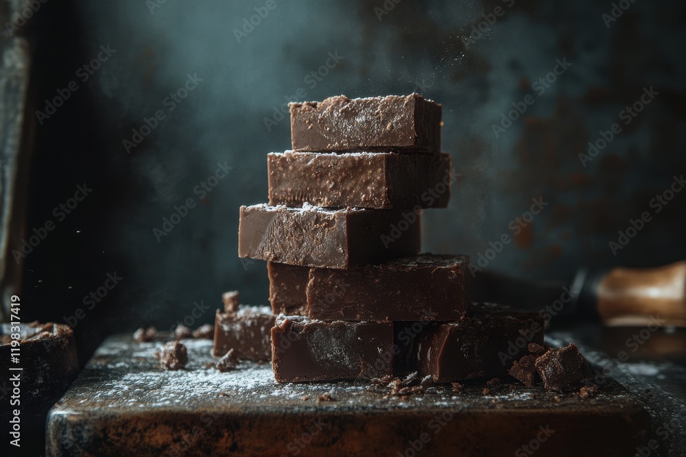 Homemade fudge photo styling Homemade fudge photo styling
