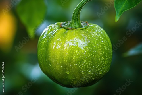 Image of a Scotch Bonnet Pepper Githeyo Mirus captured in Laamu Maldives known for its premium pepper production photo