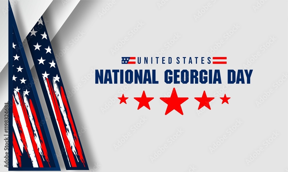 national Georgia Day design concept , vektor background banner . national Georgia Day design concept , vektor background banner .