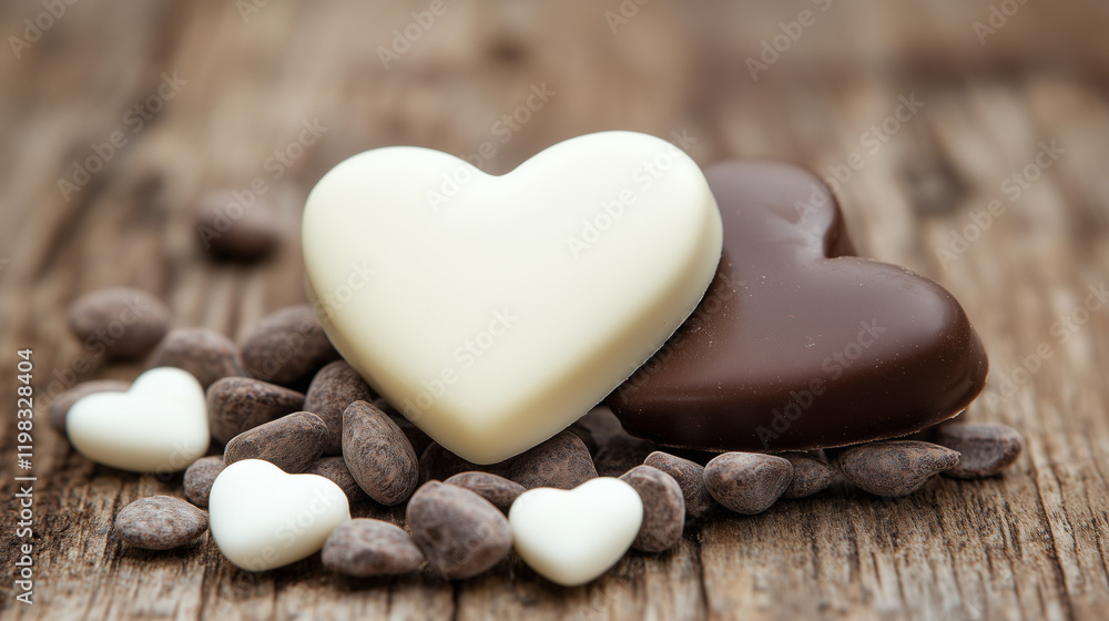 Obraz premium Red roses, wine bottle and chocolate box, Valentine’s day chocolate sweets pack photo realistic illustration, strawberry with chocolate dipping isolated on white, Red roses and heart shaped chocolate,