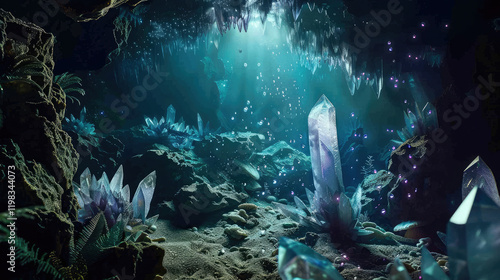 Wallpaper Mural school of fish in aquarium Torontodigital.ca