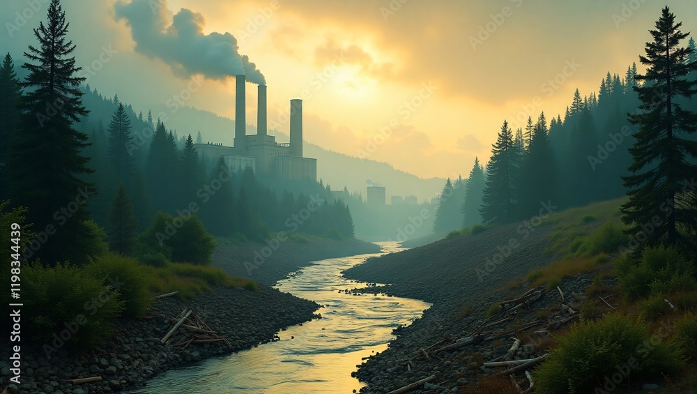 Erosion of Balance: The Struggle Between Nature and Industry Erosion of Balance: The Struggle Between Nature and Industry