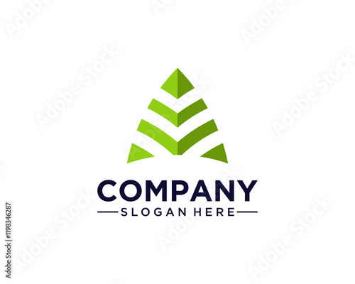 Modern letter A logo