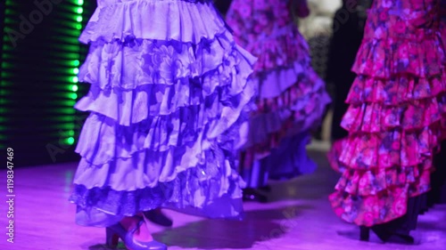 Flamenco dancers in Tablao, Spain