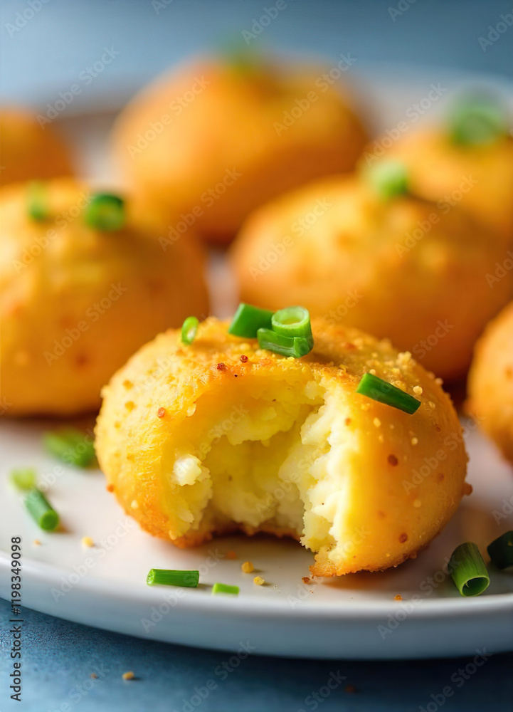 a well-fried crispy cheese potato croquet
a well-fried crispy cheese potato croquet