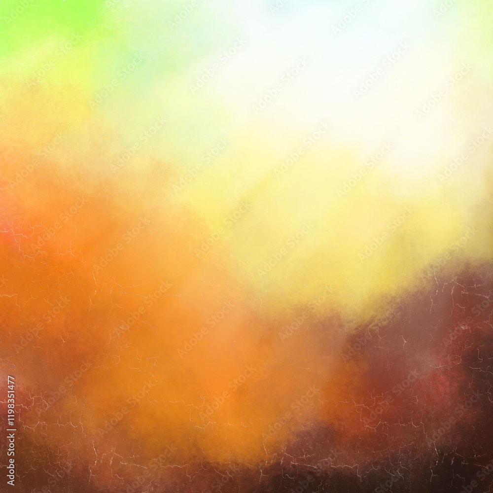 Fototapeta premium Fire and light abstract background, textured square vintage background