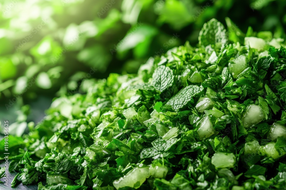 Tabbouleh a classic Levantine vegetarian salad featuring parsley mint bulgur and tomato Tabbouleh a classic Levantine vegetarian salad featuring parsley mint bulgur and tomato