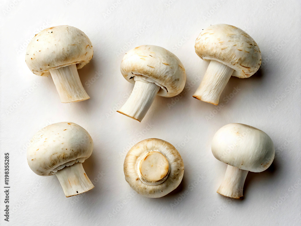 mushrooms on a white background. mushroom, isolated, food, boletus, edible, white, fungus, brown, nature, mushrooms, fresh, cap, vegetable, fungi, raw, cep, autumn, healthy, ingredient, organic, fores