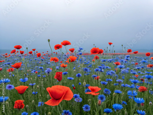 flowers. poppy, field, flower, nature, red, summer, spring, flowers, poppies, meadow, landscape, sky, grass, plant, garden, blossom, beauty, wild, blue, bloom, flora, beautiful, sun, season, wildflowe photo