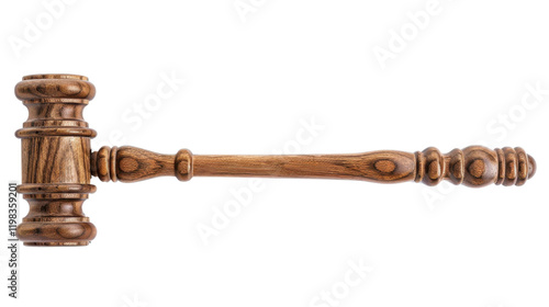 Wallpaper Mural Wooden judge gavel on transparent background Torontodigital.ca