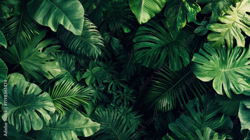 Top view of a rainforest canopy with Save the Trees embedded subtly in the design. Top view of a rainforest canopy with Save the Trees embedded subtly in the design.