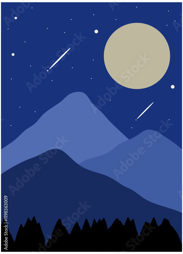 boho night sky wall decor.
minimalist night sky wall art.
boho night mountain.