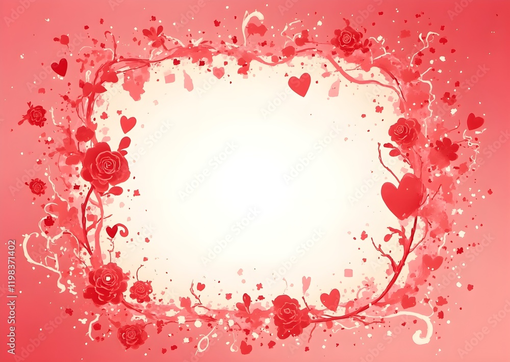 Valentine's day background concept. Love, rose, and chocholate as frame for your greeting card. Valentine's day background concept. Love, rose, and chocholate as frame for your greeting card.