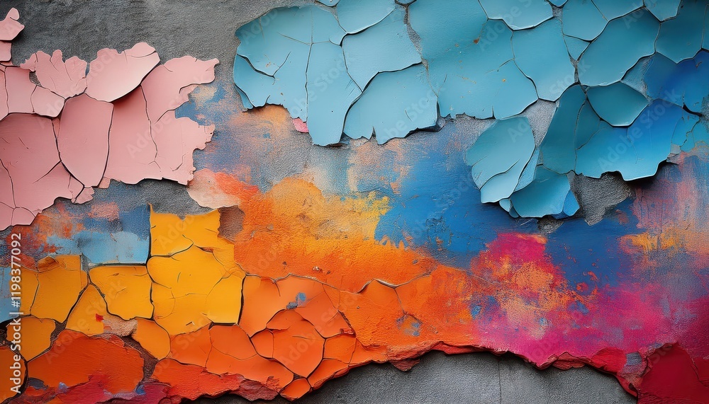 Weathered Texture and Layered Colors A Closeup of an Old Concrete Wall with Peeling Paint Weathered Texture and Layered Colors A Closeup of an Old Concrete Wall with Peeling Paint
