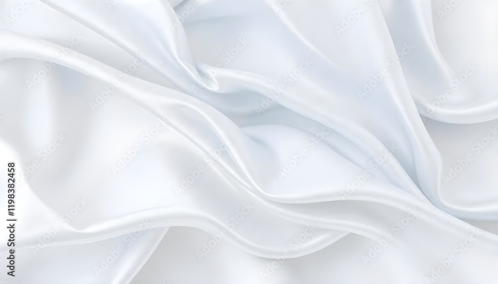 A pastel abstract background in soft baby blue, pale powder, dusty gray, silver, and white tones. Featuring flowing silk satin fabric with gentle drapery A pastel abstract background in soft baby blue, pale powder, dusty gray, silver, and white tones. Featuring flowing silk satin fabric with gentle drapery