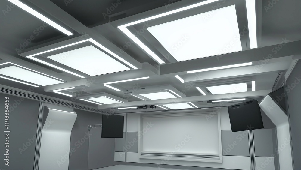 3D video production space with high-tech filming environment.