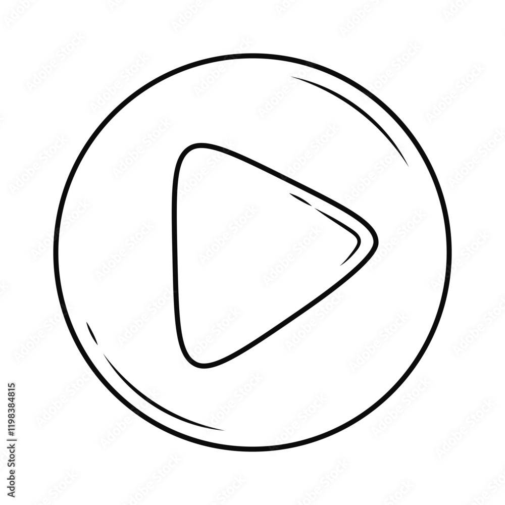 Podcast Doodle Illustration. Isolated on White Background Podcast Doodle Illustration. Isolated on White Background