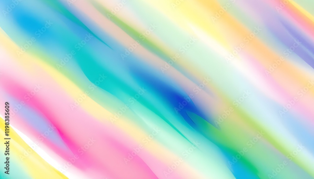 Abstract watercolor design with vibrant diagonal streaks of blue, pink, yellow, and green blending softly on white background. Abstract watercolor design with vibrant diagonal streaks of blue, pink, yellow, and green blending softly on white background.