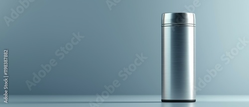 Wallpaper Mural Cylindrical Shaped Electrical Device, Connector or Cap with Screw, Gray and Silver Colors, Modern Design for Industrial Use Torontodigital.ca