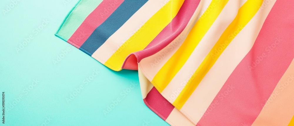 Obraz premium Colorful Striped Shirt, Fashion, Summer Apparel