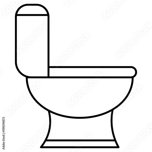 toilet bowl vector illustration