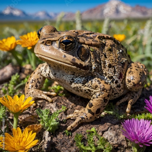 A Vibrant Ecosystem with Wyoming Toad and Its Fellow Wildlife photo