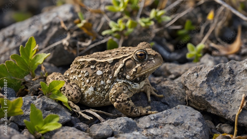 Blending In: Wyoming Toad Perfectly Camouflaged in Its Habitat Blending In: Wyoming Toad Perfectly Camouflaged in Its Habitat