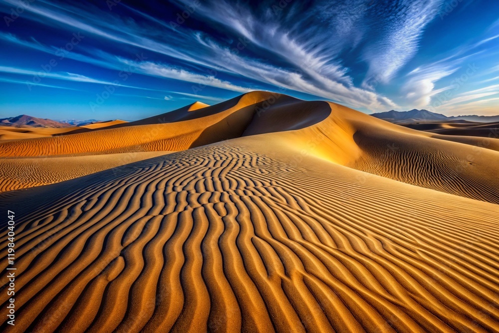 Naklejka premium Desert sand dune landscape