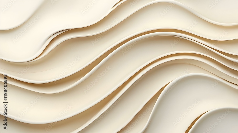 Obraz premium Elegant cream backdrop featuring a delicate, subtle geometric texture that adds depth and sophistication to the composition.