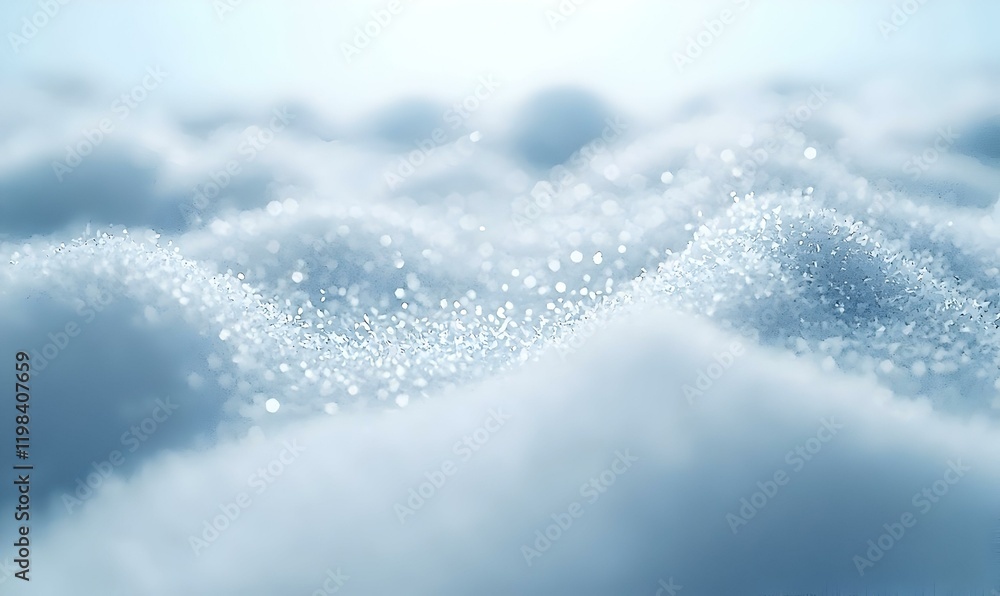 Obraz premium Icy Surface, intricate textures glisten with frost, creating a mesmerizing winter scene, nature's artistry on display, cold yet captivating.