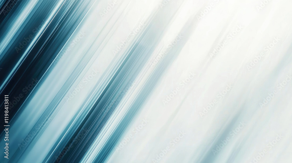 Fototapeta premium Abstract blue and white motion blur background design