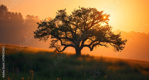 Wallpaper Mural sunrise in the morning Torontodigital.ca